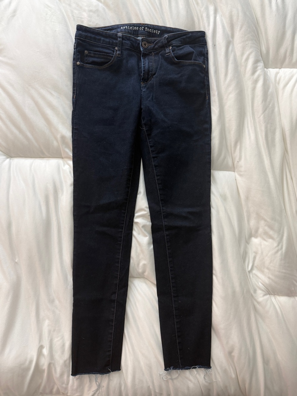 Articles of Society Dark Blue Skinny Jeans - Size 26